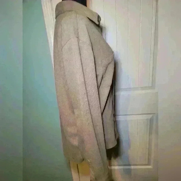 Goodfellow &Co green button up jacket size large - Picture 4 of 6